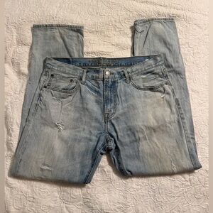 American Eagle Outfitters Light Blue Relaxed Jeans, 36x32